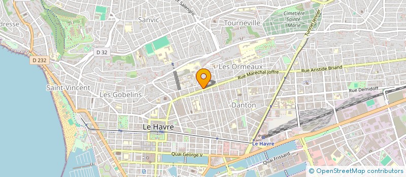 localisation de l'entreprise SCI BEAULIEU  LE HAVRE