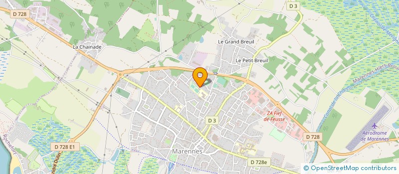 localisation de l'entreprise SCI BEAULIEU  MARENNES-HIERS-BROUAGE