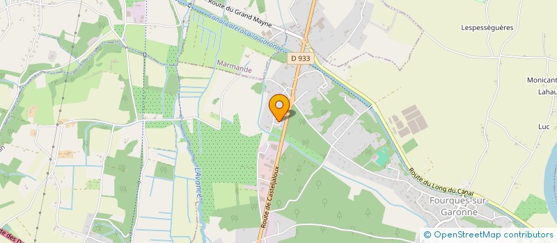 localisation de l'entreprise SCI BEAULIEU  FOURQUES-SUR-GARONNE