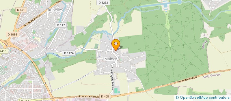 localisation de l'entreprise SCI BEAULIEU  MAINCY