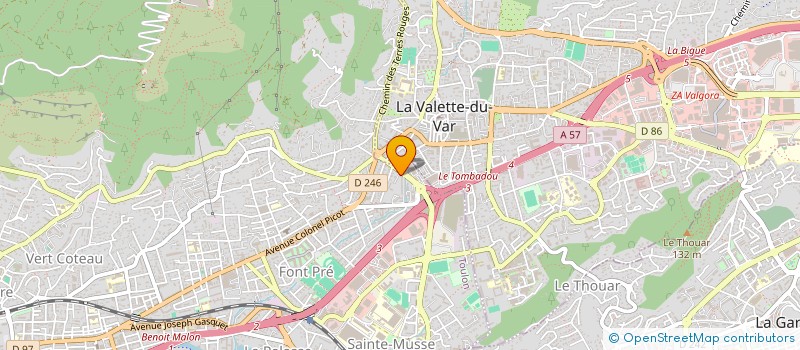 localisation de l'entreprise SCI BEAULIEU  TOULON