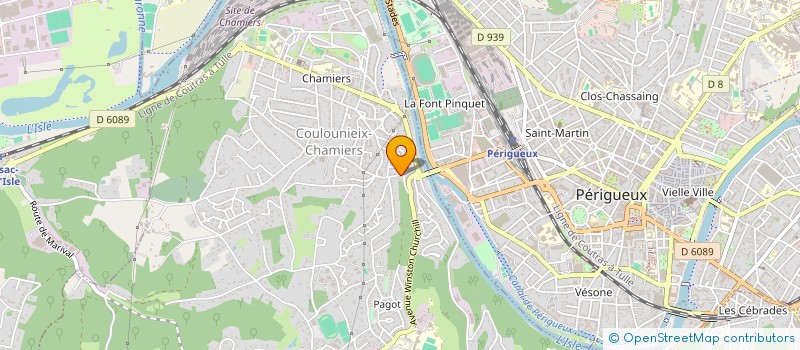 localisation de l'entreprise SCI BEAULIEU  COULOUNIEIX-CHAMIERS