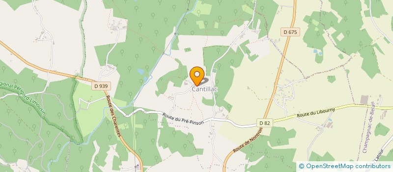 localisation de l'entreprise SCI BEAULIEU  BOURDEILLES