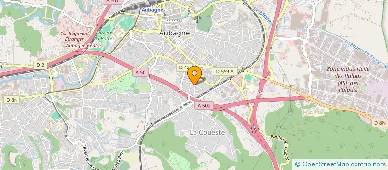 localisation de l'entreprise SCI BEAULIEU à AUBAGNE