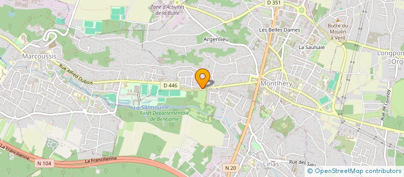 localisation de l'entreprise SCI BEAULIEU  MONTLHERY