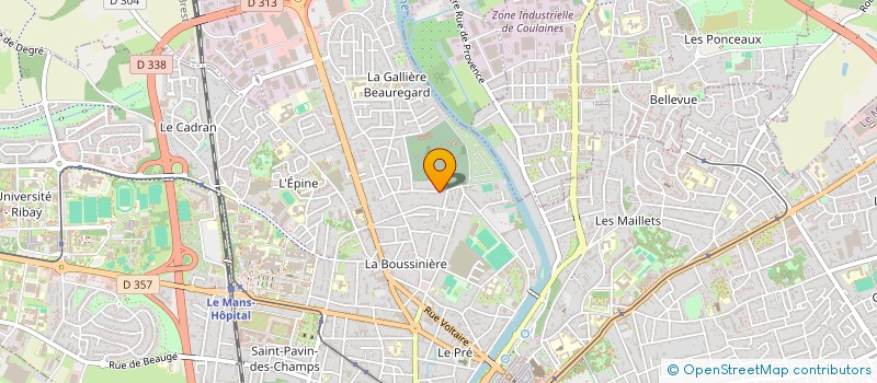 localisation de l'entreprise SCI BEAULIEU  LE MANS