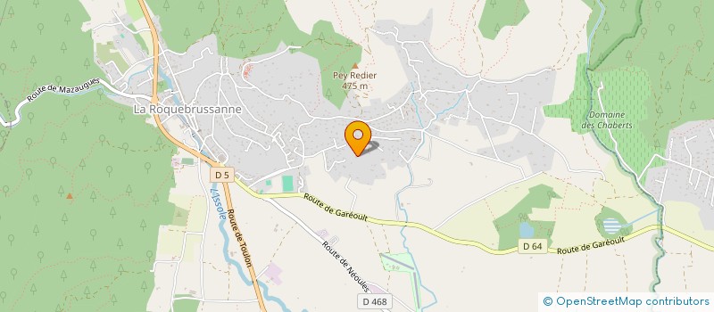 localisation de l'entreprise SCI BEAULIEU IMMOBILIER  LA ROQUEBRUSSANNE