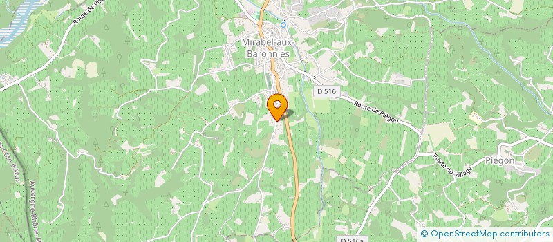 localisation de l'entreprise SCI BEAULIEU MIRABEL  MIRABEL-AUX-BARONNIES