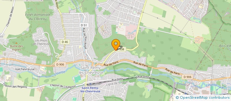 localisation de l'entreprise SCI BEAULIEU-VERSAILLES  SAINT-REMY-LES-CHEVREUSE