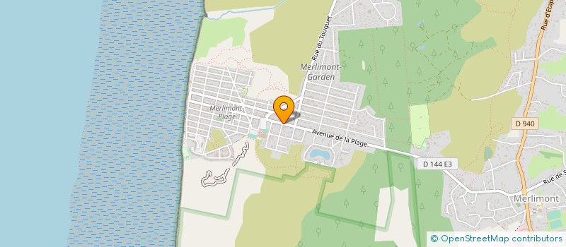 localisation de l'entreprise SCI BEAULIX  MERLIMONT