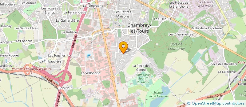 localisation de l'entreprise SCI BEAUMANOIR  CHAMBRAY-LES-TOURS