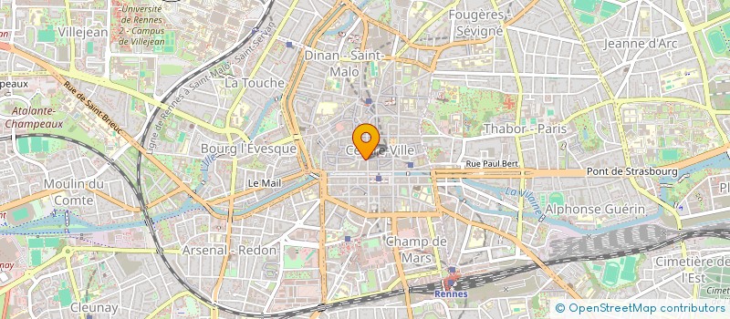 localisation de l'entreprise SCI BEAUMANOIR  RENNES