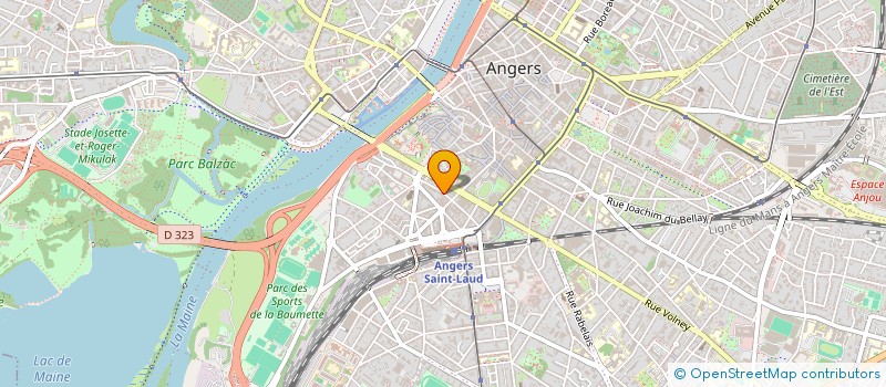 localisation de l'entreprise SCI BEAUMARCHAIS à ANGERS