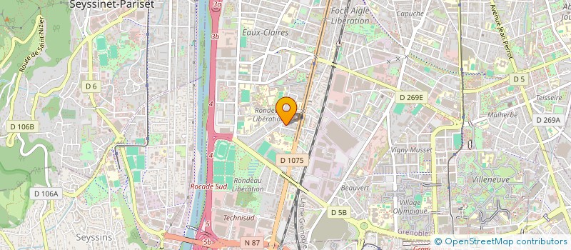 localisation de l'entreprise SCI BEAUMARCHAIS  QUAIX-EN-CHARTREUSE