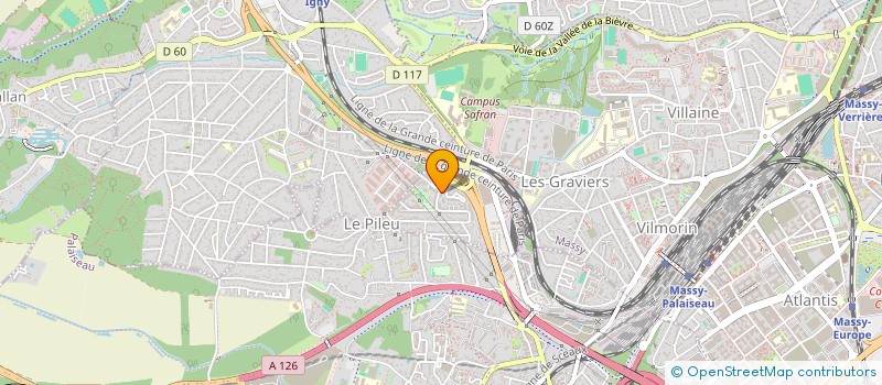 localisation de l'entreprise SCI BEAUMARE  MASSY