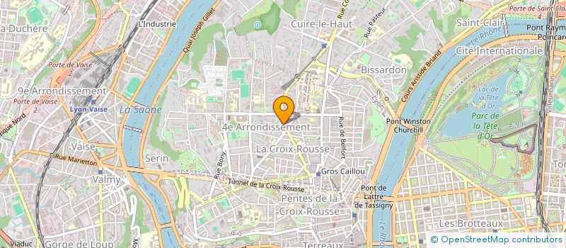 localisation de l'entreprise SCI BEAUME SIX  LYON