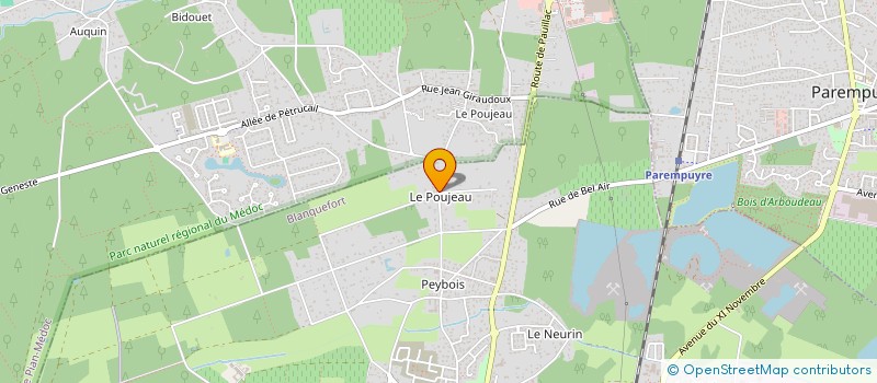 localisation de l'entreprise SCI BEAUME TOURON à BLANQUEFORT