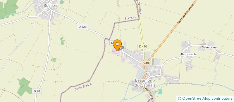 localisation de l'entreprise SCI BEAUMONT à BEAUMONT-DU-GATINAIS