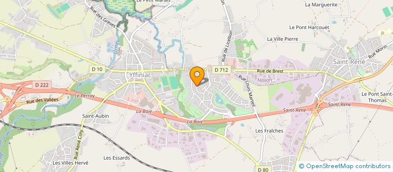 localisation de l'entreprise SCI BEAUMONT  YFFINIAC