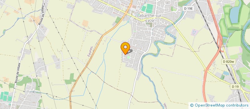 localisation de l'entreprise SCI BEAUMONT à LABARTHE-SUR-LEZE