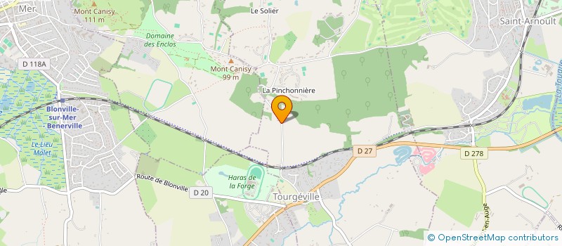 localisation de l'entreprise SCI BEAUMONT  TOURGEVILLE