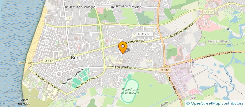 localisation de l'entreprise SCI BEAUMONT COLLINE à BERCK