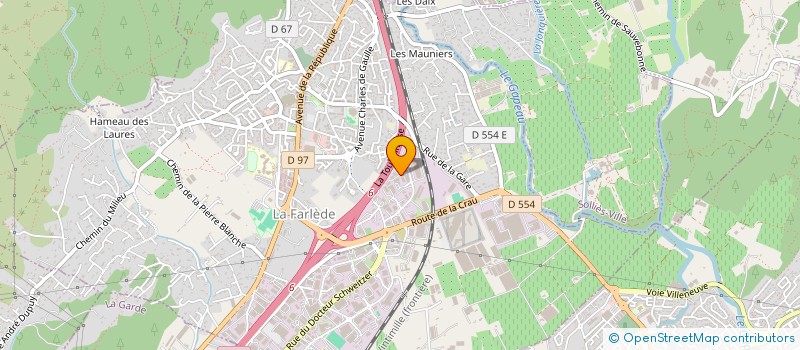 localisation de l'entreprise SCI BEAUMONT IMMO  LA FARLEDE