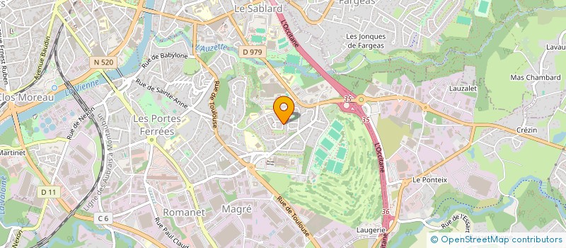 localisation de l'entreprise SCI BEAUNE à LIMOGES