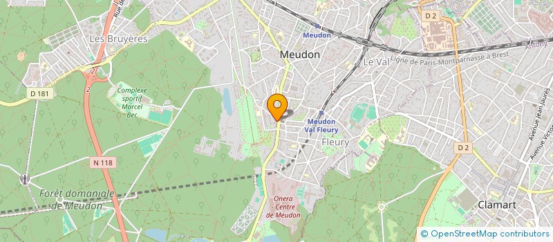 localisation de l'entreprise SCI BEAUNE CEDRYS à MEUDON