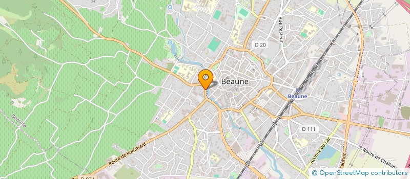 localisation de l'entreprise SCI BEAUNE CLEMENCEAU à BEAUNE