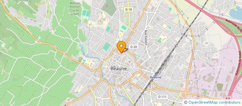 localisation de l'entreprise SCI BEAUNE LORRAINE à BEAUNE