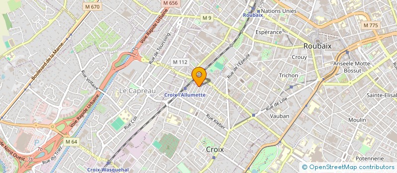 localisation de l'entreprise SCI BEAUPIN à CROIX