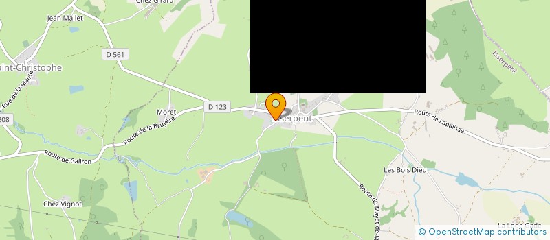 localisation de l'entreprise SCI BEAUPLAN  ISSERPENT