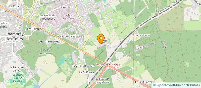 localisation de l'entreprise SCI BEAUPORT  SAINT-AVERTIN