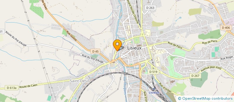 localisation de l'entreprise SCI BEAUPRE à LISIEUX