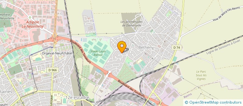 localisation de l'entreprise SCI BEAUPUIS  BETHENY