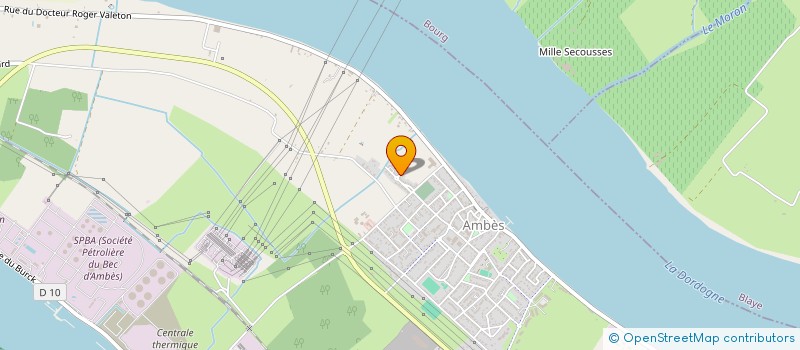 localisation de l'entreprise SCI BEAUREGARD  AMBES