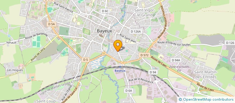 localisation de l'entreprise SCI BEAUREGARD  BAYEUX