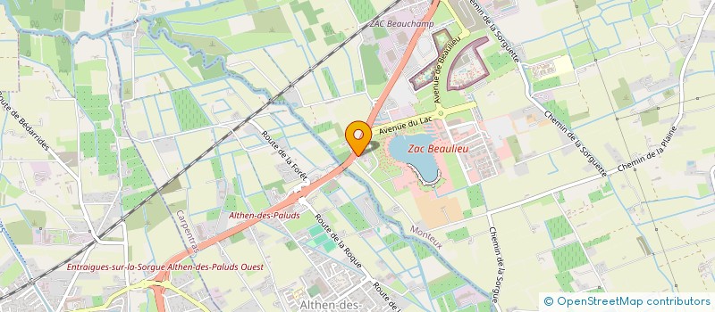 localisation de l'entreprise SCI BEAUREGARD  MONTEUX