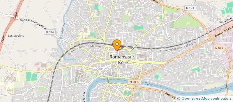 localisation de l'entreprise SCI BEAUREGARD  ROMANS-SUR-ISERE