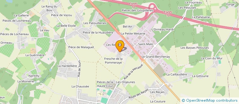 localisation de l'entreprise SCI BEAUREGARD  ESVRES