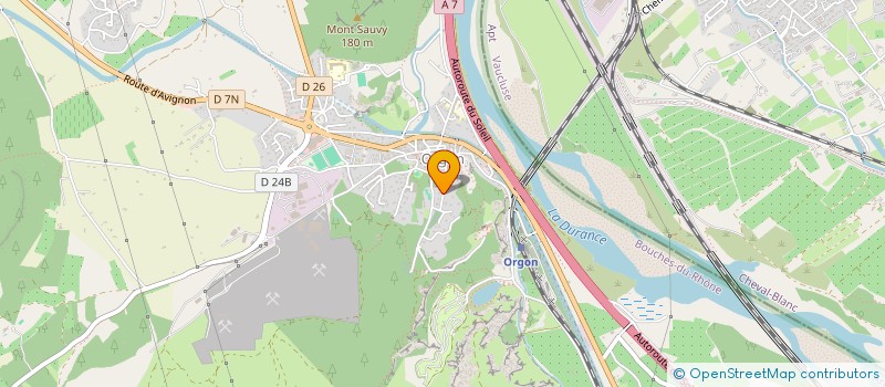 localisation de l'entreprise SCI BEAUREGARD  ORGON