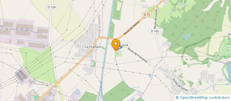 localisation de l'entreprise SCI BEAUREGARD  CHAMAGNIEU