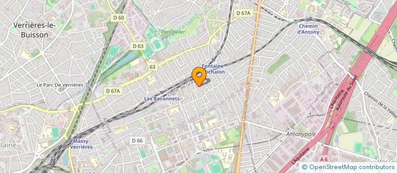 localisation de l'entreprise SCI BEAUREGARD à ANTONY