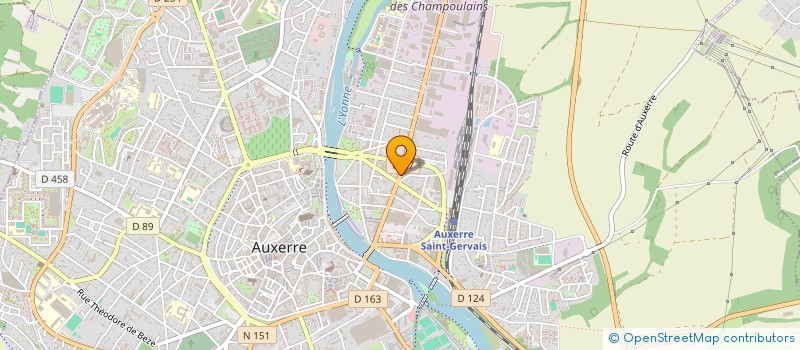 localisation de l'entreprise SCI BEAUREGARD à AUXERRE