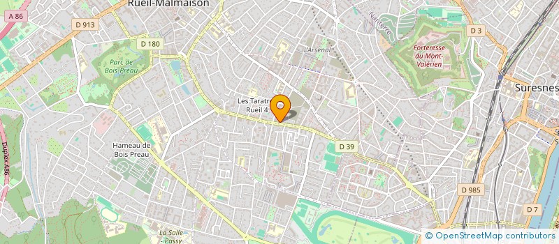 localisation de l'entreprise SCI BEAUREGARD à RUEIL-MALMAISON
