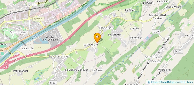 localisation de l'entreprise SCI BEAUREGARD  PLANAISE