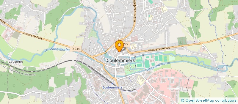 localisation de l'entreprise SCI BEAUREPAIRE à COULOMMIERS