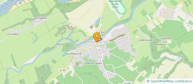 localisation de l'entreprise SCI BEAUREPAIRE  ROCHEFORT-SUR-LOIRE