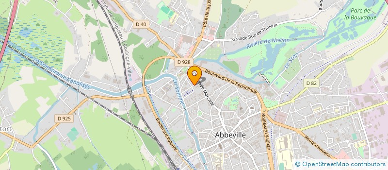 localisation de l'entreprise SCI BEAUREPAIRE à ABBEVILLE